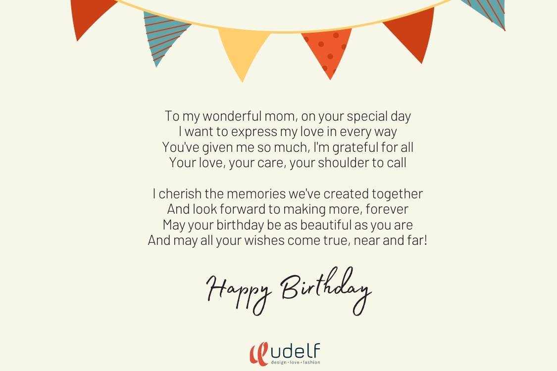 Birthday Poem For Mom