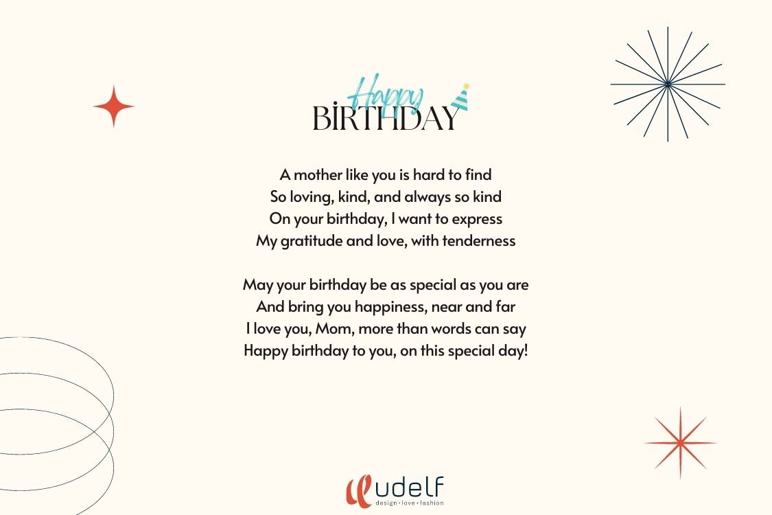 Birthday Poem For Mom