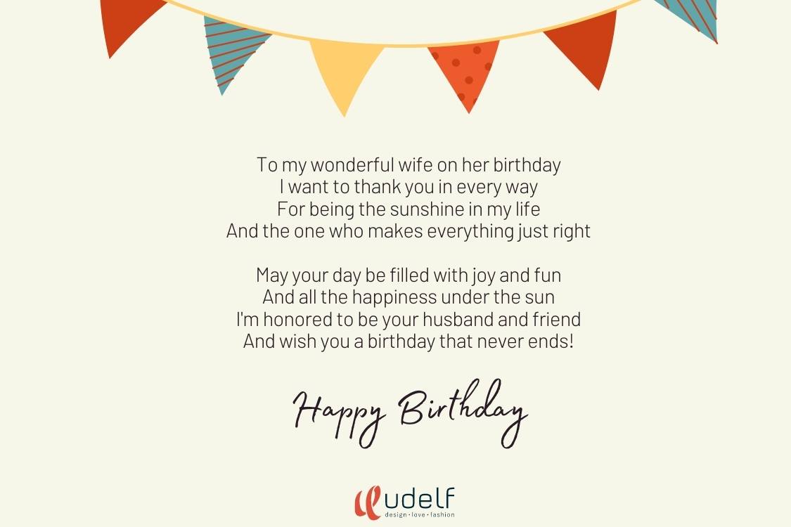 Birthday Poem For Wife